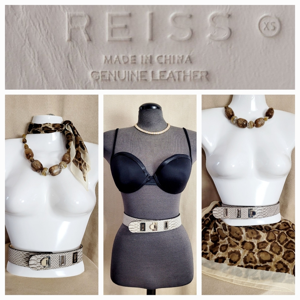 Reiss Leather Belt / S